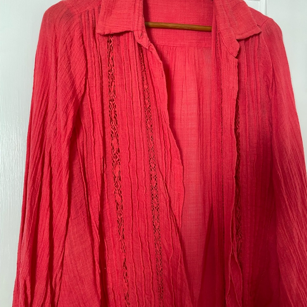 Free People Red Women's Top